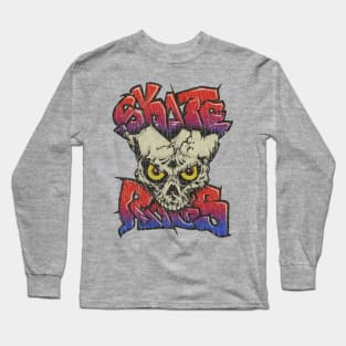 Skate Rags Graffiti Skull 1985 Long Sleeve T-Shirt